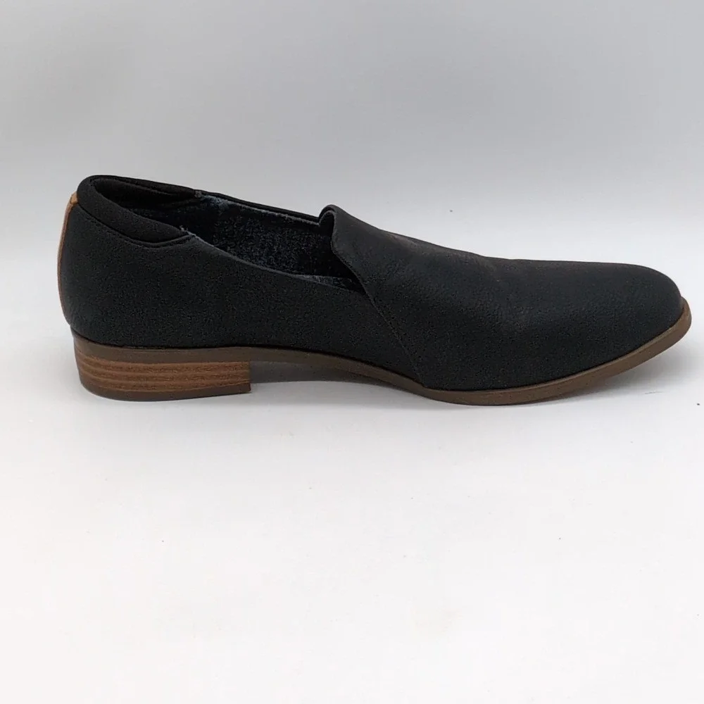 Dr. Scholl's Shoes Womens Rate Black 8.5 Faux Leather Loafer Walking Comfort - Picture 7 of 11